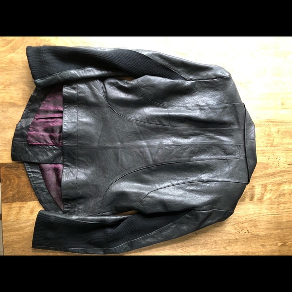 Danier Italian Leather Black Jacket XS - Picture 3 of 6